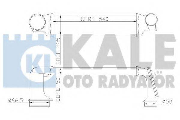 KALE OTO RADYATOR 343300 Інтеркулер