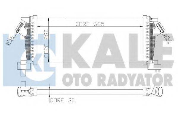 KALE OTO RADYATOR 344800 Інтеркулер