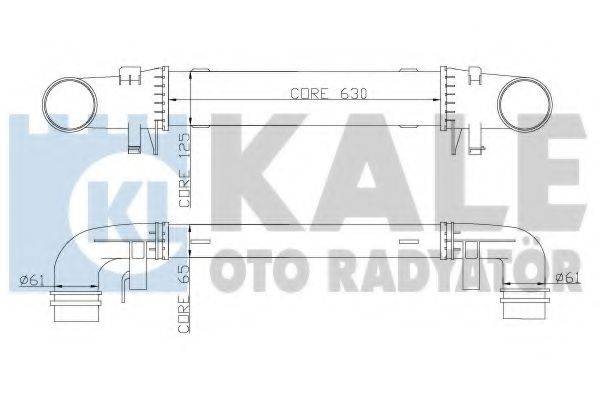 KALE OTO RADYATOR 347700 Інтеркулер