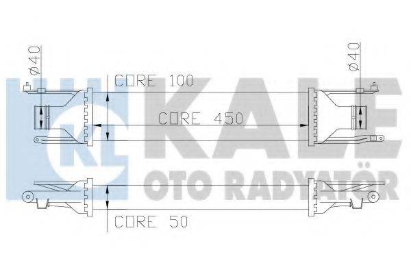 KALE OTO RADYATOR 348400 Інтеркулер