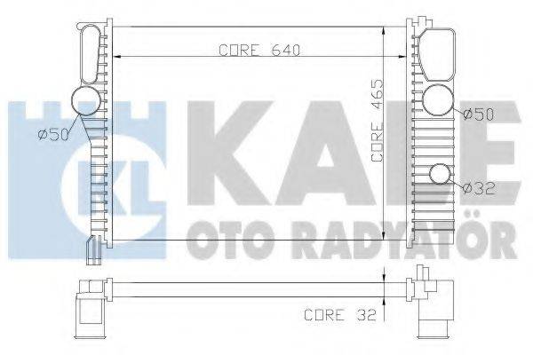 KALE OTO RADYATOR 351900 Радіатор, охолодження двигуна