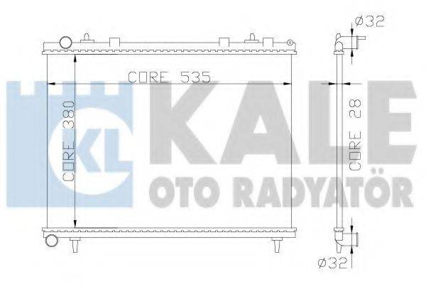 KALE OTO RADYATOR 352400 Радіатор, охолодження двигуна