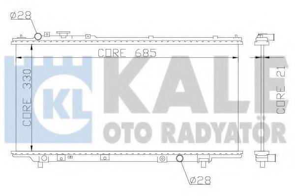 KALE OTO RADYATOR 359700 Радіатор, охолодження двигуна