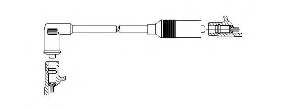 BREMI 10957 Провід запалювання