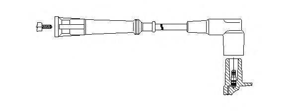 BREMI 12345 Провід запалювання