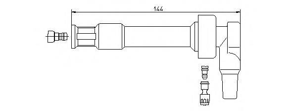 BREMI 132465 Вилка, свічка запалювання