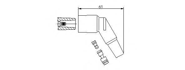 BREMI 13290A Виделка, котушка запалювання