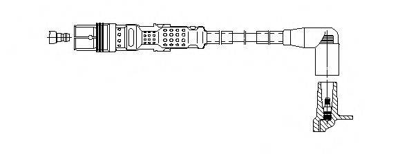 BREMI 1A02F59 Провід запалювання