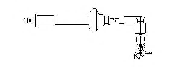 BREMI 1A0863 Провід запалювання