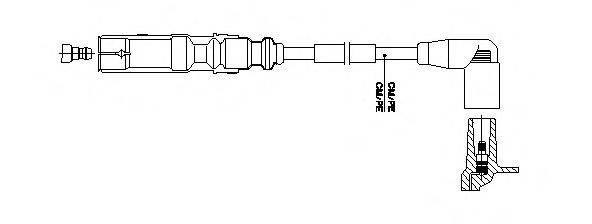 BREMI 1A22E26 Провід запалювання