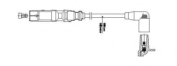 BREMI 1A3227 Провід запалювання