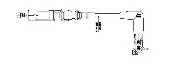 BREMI 1A32E44 Провід запалювання