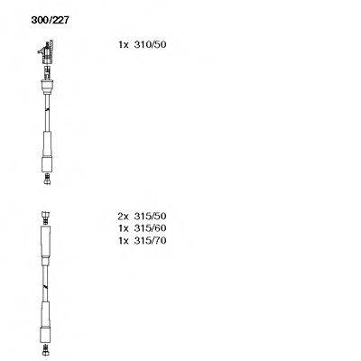 BREMI 300227 Комплект дротів запалювання