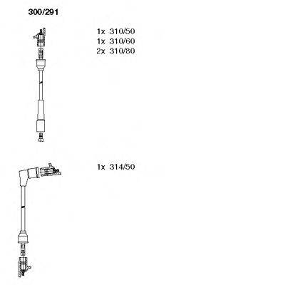 BREMI 300291 Комплект дротів запалювання