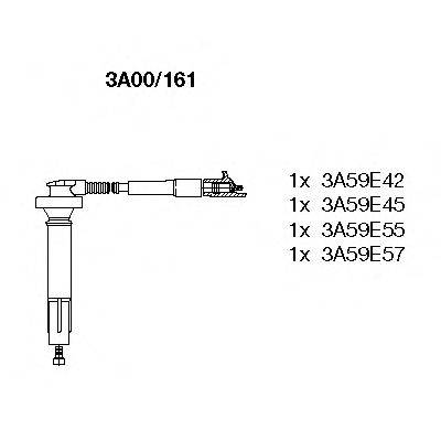 BREMI 3A00161 Комплект дротів запалювання