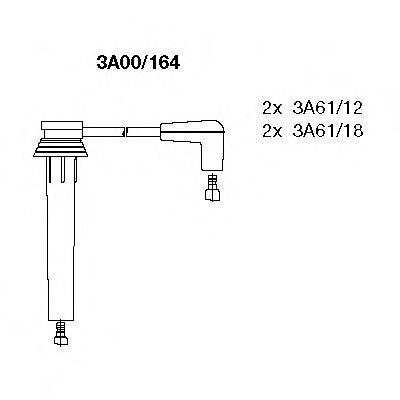 BREMI 3A00164 Комплект дротів запалювання