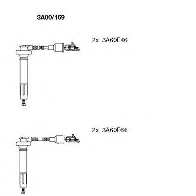 BREMI 3A00169 Комплект дротів запалювання