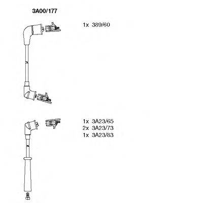 BREMI 3A00177 Комплект дротів запалювання