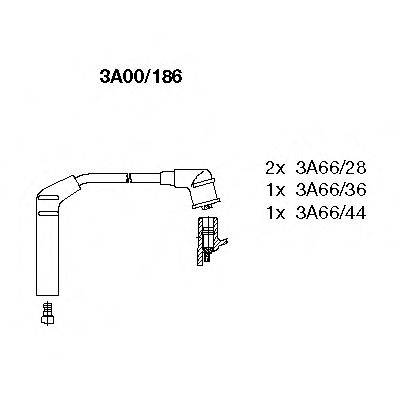 BREMI 3A00186 Комплект дротів запалювання