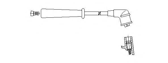 BREMI 3A2387 Провід запалювання