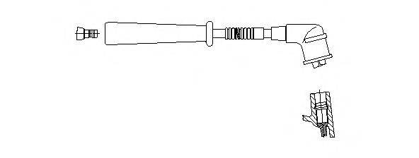 BREMI 3A23E74 Провід запалювання