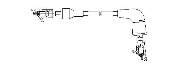 BREMI 3A41E37 Провід запалювання