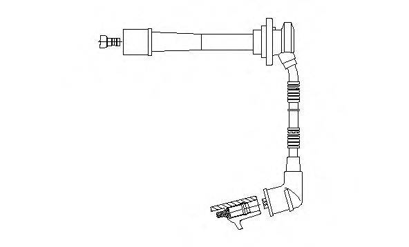 BREMI 3A57F50 Провід запалювання