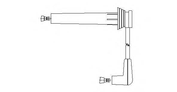 BREMI 3A6114 Провід запалювання