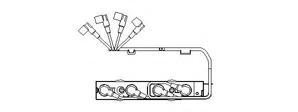 BREMI 573100 Комплект дротів запалювання