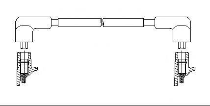 BREMI 627E26 Провід запалювання