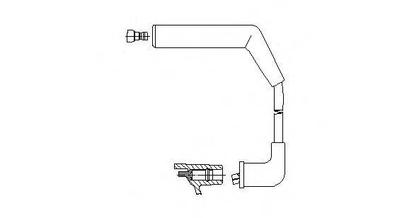 BREMI 6A0238 Провід запалювання