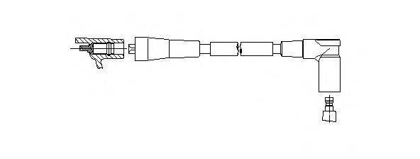 BREMI 6A08E56 Провід запалювання