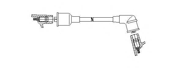 BREMI 6A1589 Провід запалювання