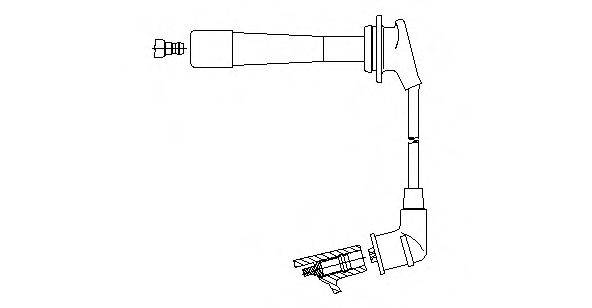 BREMI 6A2650 Провід запалювання