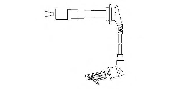 BREMI 6A26E29 Провід запалювання