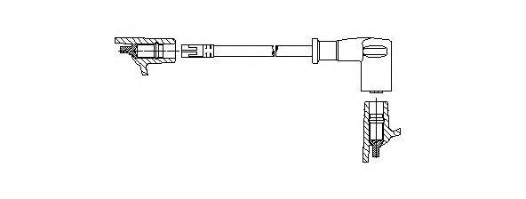 BREMI 6A3857 Провід запалювання