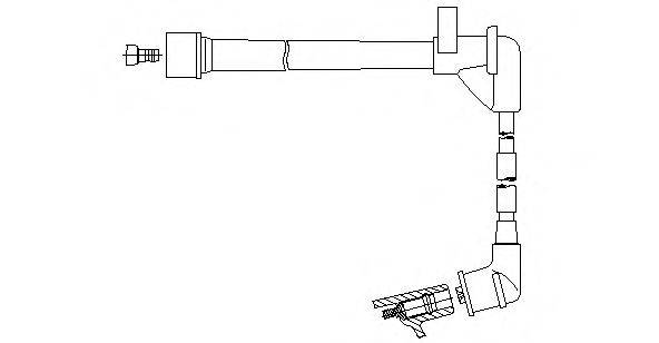 BREMI 710E69 Провід запалювання