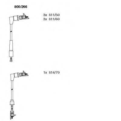 BREMI 800266 Комплект дротів запалювання