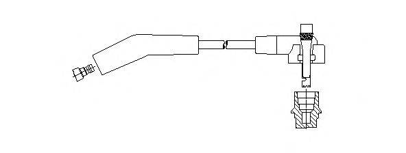 BREMI 8A14100 Провід запалювання