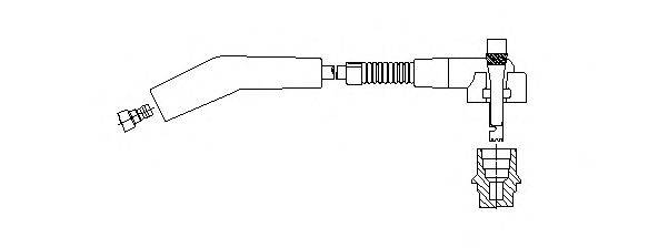 BREMI 8A14E84 Провід запалювання