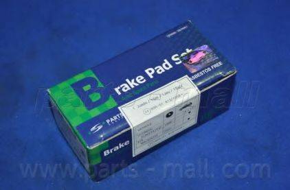 PARTS-MALL PKAE09 Комплект гальмівних колодок, дискове гальмо