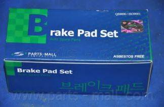 PARTS-MALL PKB028 Комплект гальмівних колодок, дискове гальмо