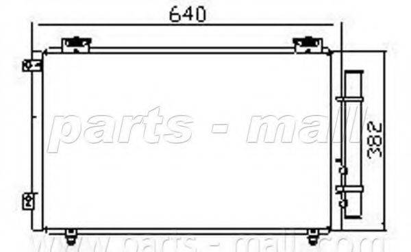 PARTS-MALL PXNCF007 Конденсатор, кондиціонер