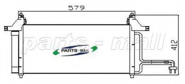 PARTS-MALL PXNCX032G Конденсатор, кондиціонер