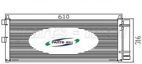 PARTS-MALL PXNCX034G Конденсатор, кондиціонер