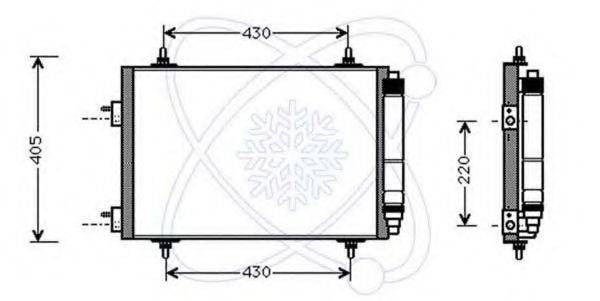 ELECTRO AUTO 30C0006 Конденсатор, кондиціонер