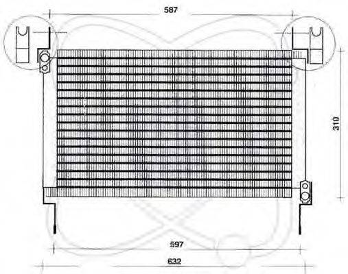 ELECTRO AUTO 30F0007 Конденсатор, кондиціонер