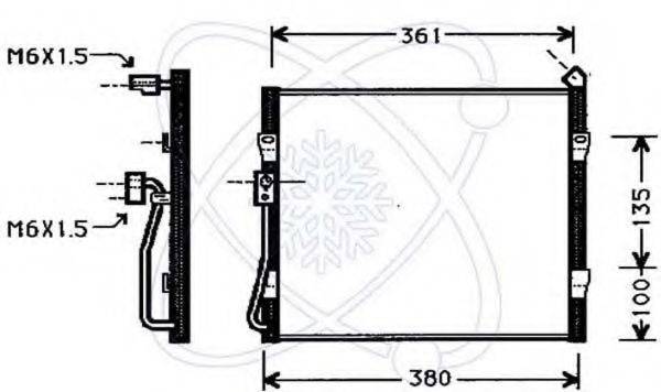 ELECTRO AUTO 30H0002 Конденсатор, кондиціонер