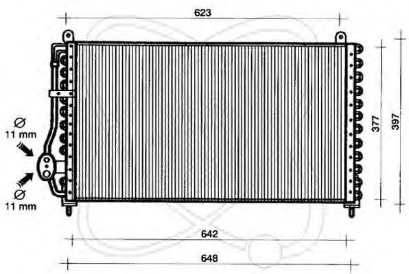 ELECTRO AUTO 30O0002 Конденсатор, кондиціонер