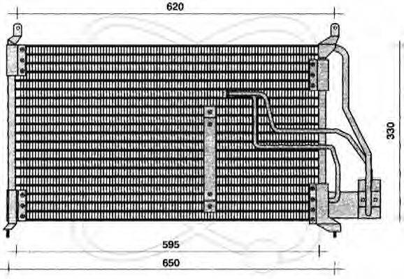 ELECTRO AUTO 30O0006 Конденсатор, кондиціонер